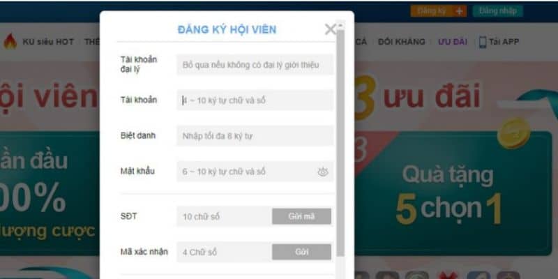 Kubet đã đưa ra các điều khoản cho cược thủ