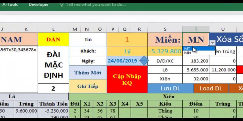 Đôi nét về phần mềm tính lô đề bằng excel